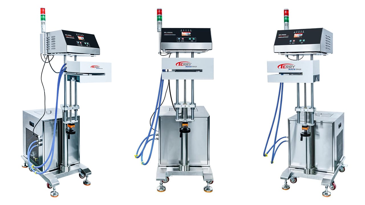 TRPACK TR-4000A High-Speed Water-Cooled Electromagnetic Induction Sealer Aluminum Foil Sealing Machine