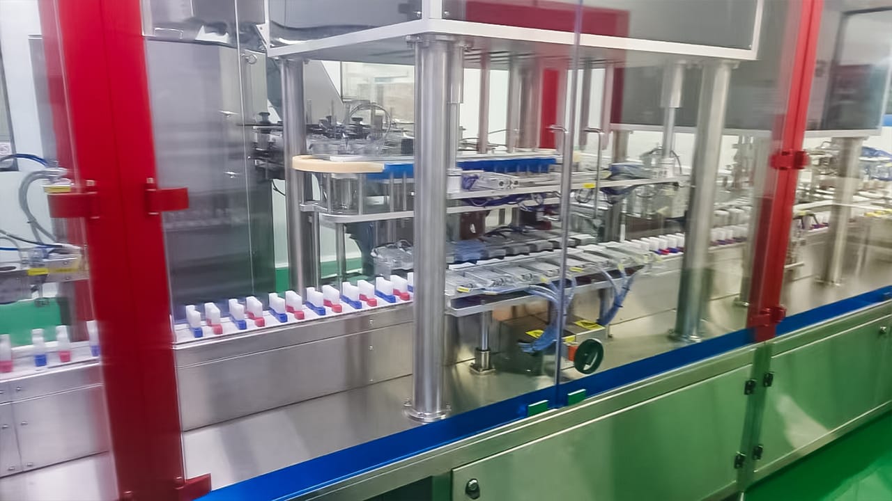 Fully automatic lotion cream filling machine (2)