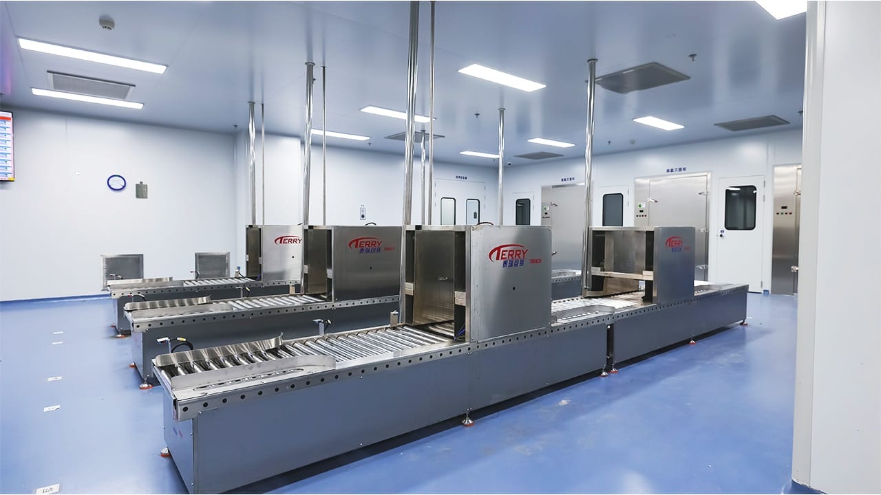 Avg Transportation Trolley, Bottle Picking And Mold Loading Machine, Water And Lotion Line, Carton Machine Project Site (4)