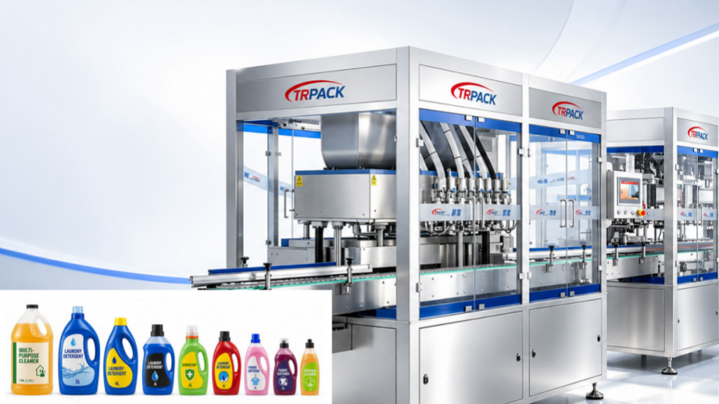 Automatic Liquid Detergent Pouch Filling